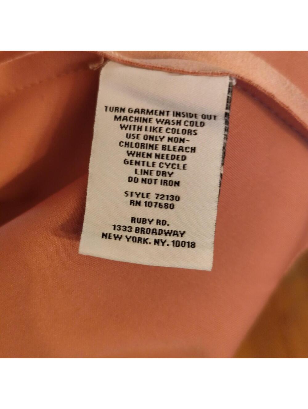 Ruby Rd Jacket Womens 18 Blush Pink Soft Faux Suede Open Duster Quiet Luxury - Picture 5 of 7